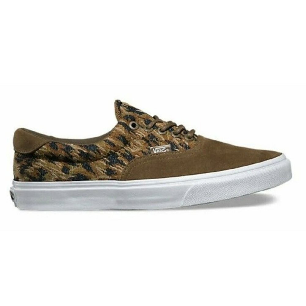 New Vans Era 59 + (Italian Weave) Lace Teak/ Suede Men's Sk8 Mens 7 Women’s 8.5